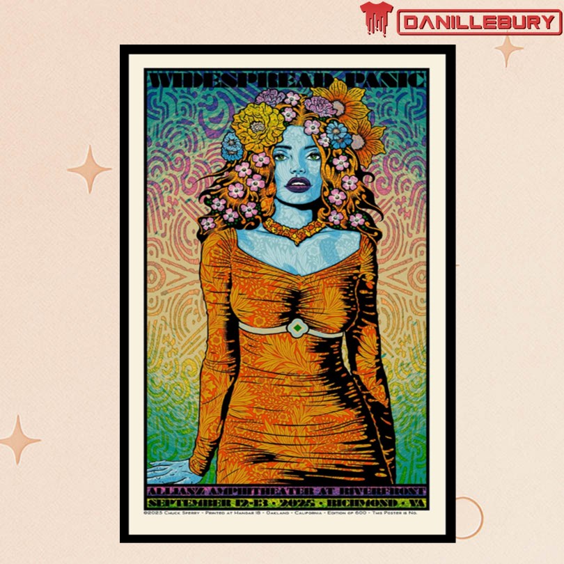 Widespread Panic Sept 12-13 2025 Richmond VA Show Poster