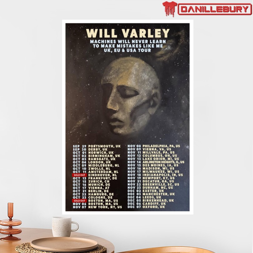 Will Varley Europe UK USA 2025 Poster - Image 2