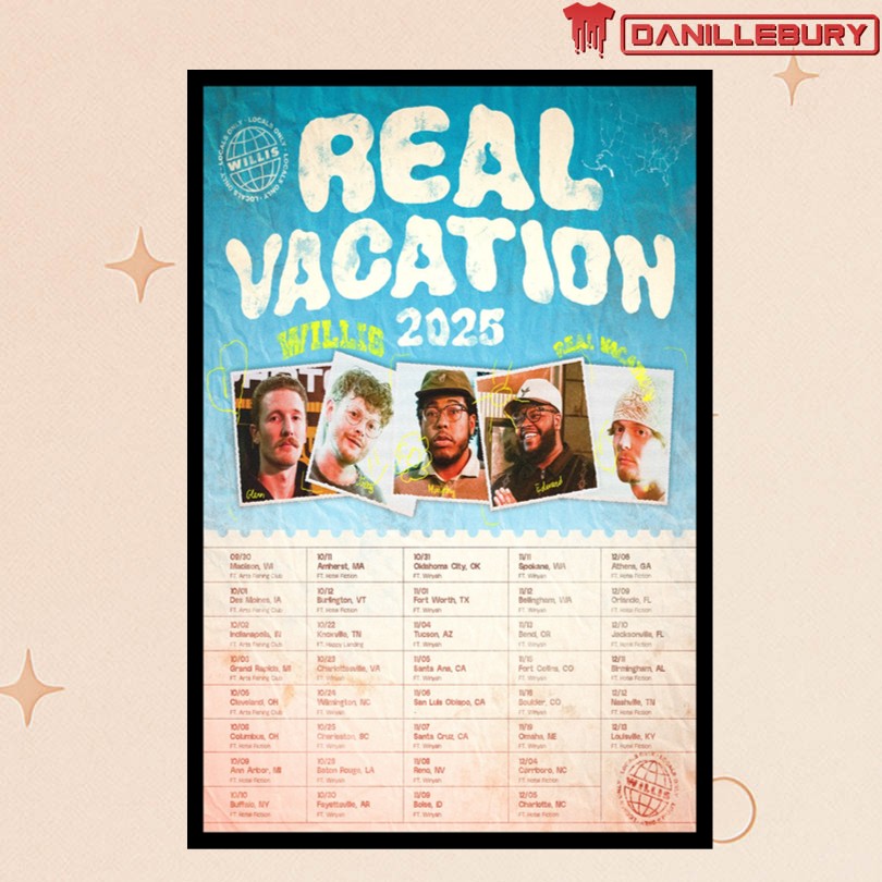 WILLIS Live Real Vacation Tour 2025 Poster