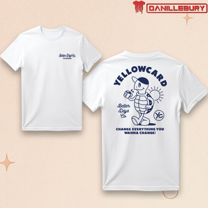 Yellowcard 2025 Better Days Co Shirt