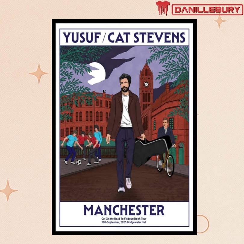 Yusuf Cat Stevens UK Concert Poster 2025