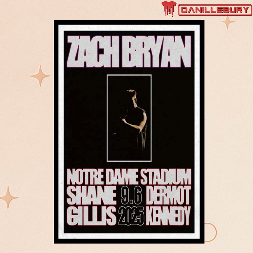 Zach Bryan Notre Dame Stadium September 6 2025 Poster