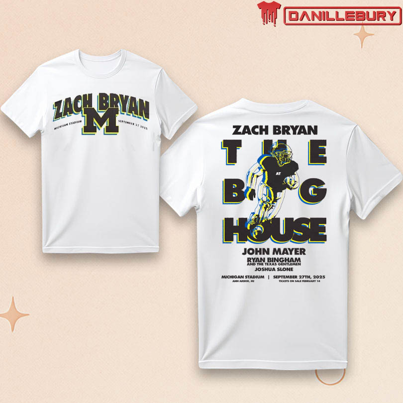 Zach Bryan The Big House Michigan Stadium September 27 2025 Shirt