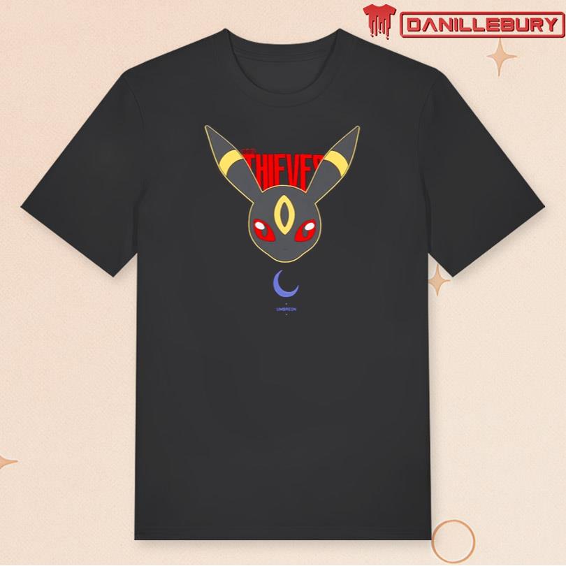 100 Thieves Pokémon Umbreon 2025 Shirt