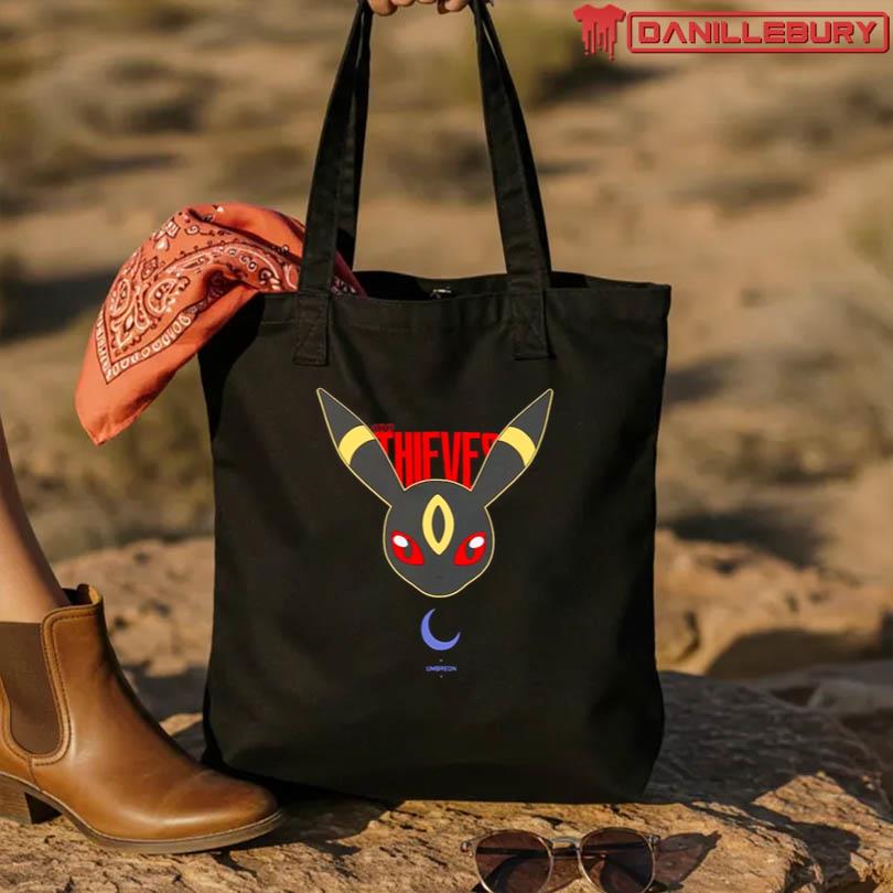 100 Thieves Pokémon Umbreon 2025 Shirt - Image 4