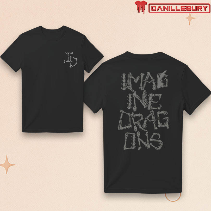 2025 Imagine Dragons Bones Letter Shirt
