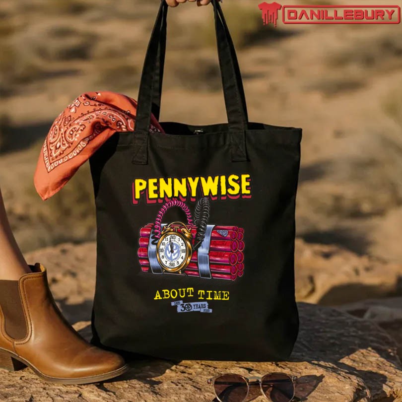 2025 Pennywise About Time 30yr Anniversary Shirt - Image 3