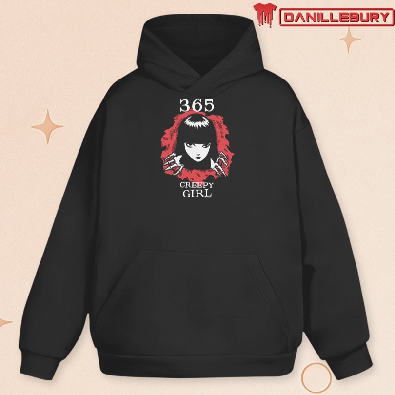 365 Creepy Girl halloween 2025 shirt - Image 2