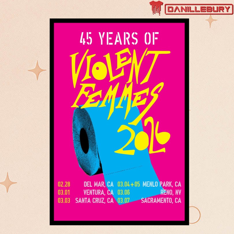 45 Years Of Violent Femmes 2026 Show Poster