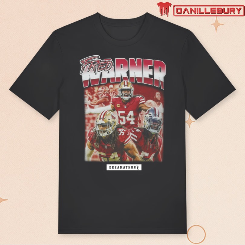 49ers WR Skyy Moore's Fred Warner Shirt