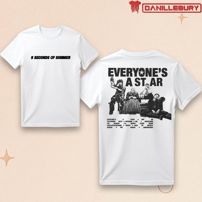 5 Seconds Of Summer Everyone\'s A Star Shirt 2025