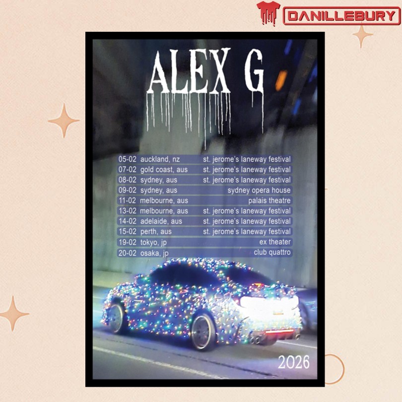 Alex G February 2026 Show Poster