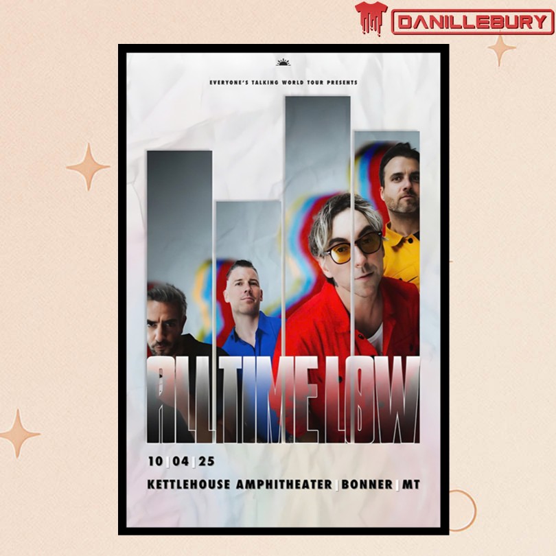 All Time Low KettleHouse Amphitheater Oct 4 2025 Poster