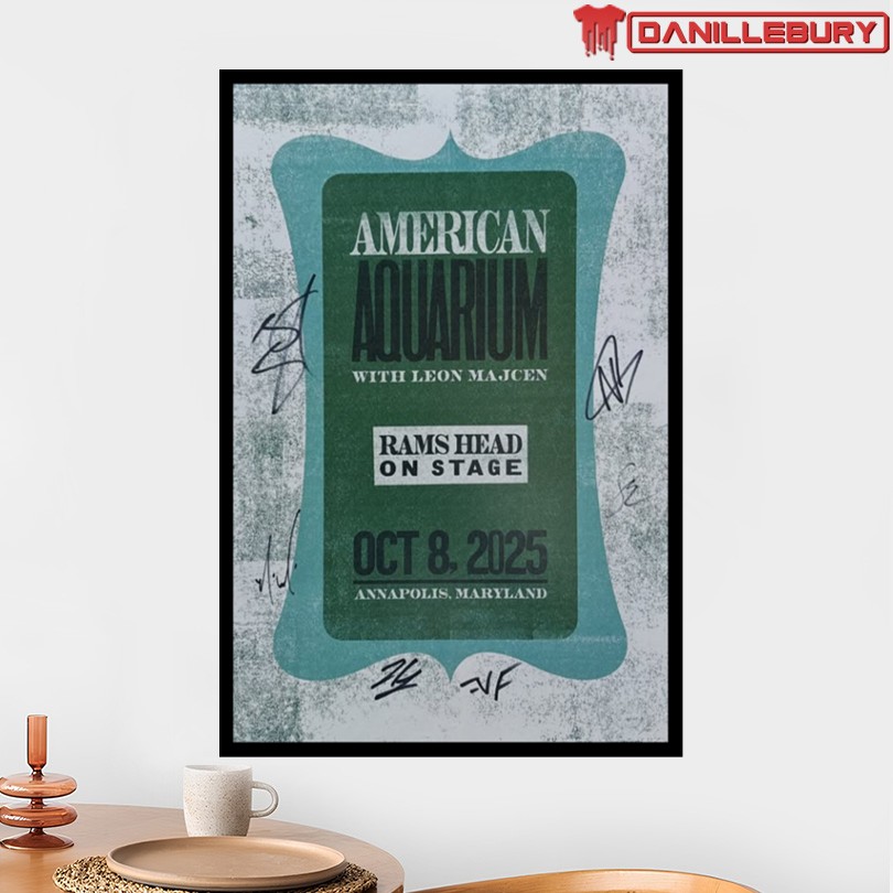 American Aquarium Annapolis Maryland Concert Poster - Image 2