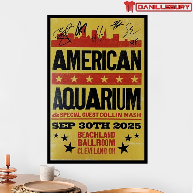 American Aquarium Cleveland Sept 30 2025 Tour Poster - Image 2
