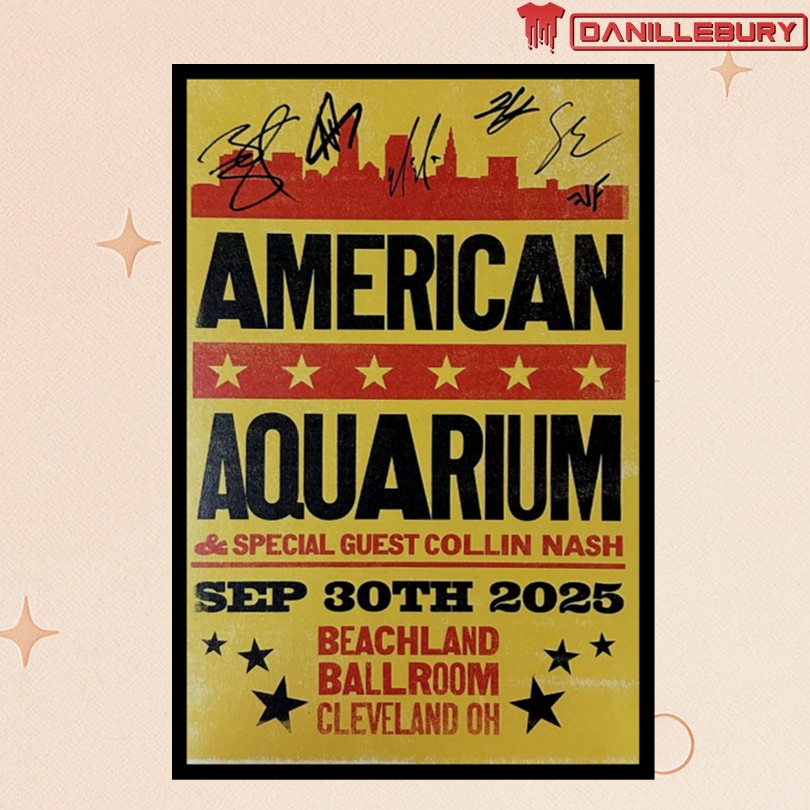 American Aquarium Cleveland September 30 2025 Poster