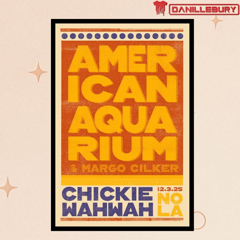 American Aquarium New Orleans LA Dec 3 2025 Poster