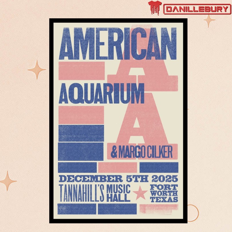 American Aquarium Texas December 5 2025 Poster