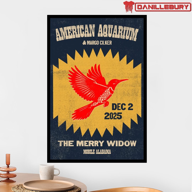 American Aquarium The Merry Widow Dec 2 2025 Mobile AL Poster - Image 2