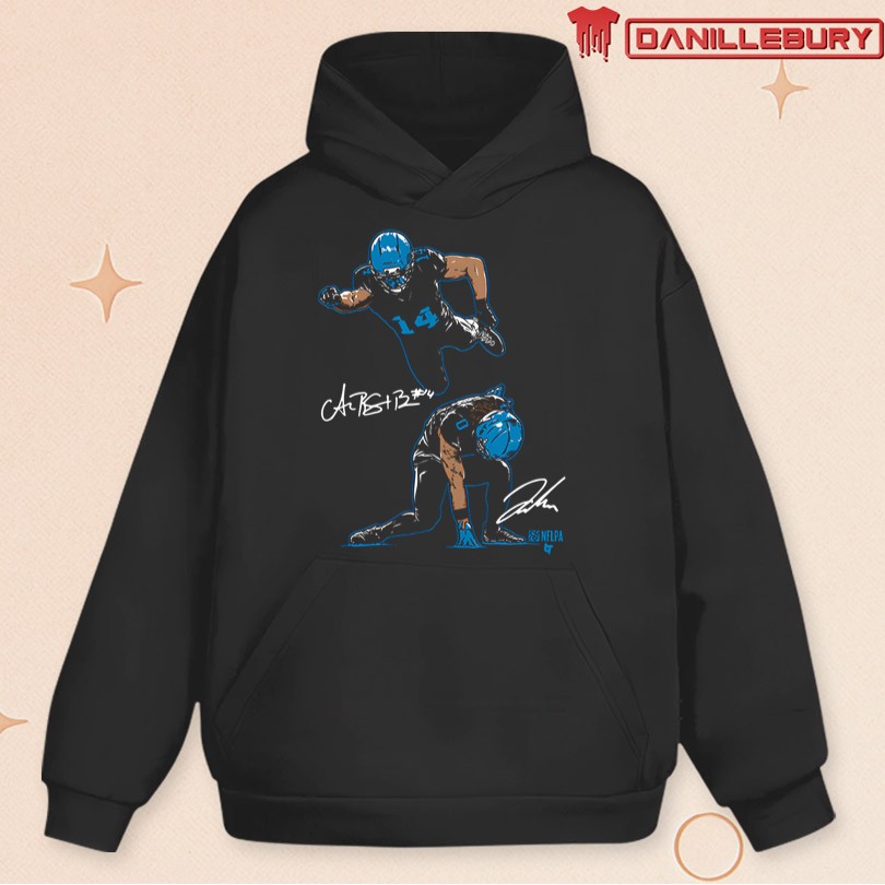 Amon-Ra St. Brown Jahmyr Gibbs Superheroes Shirt - Image 2