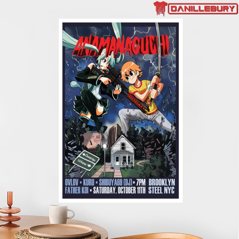 Anamanaguchi Brooklyn Steel Oct 11 2025 Poster - Image 2