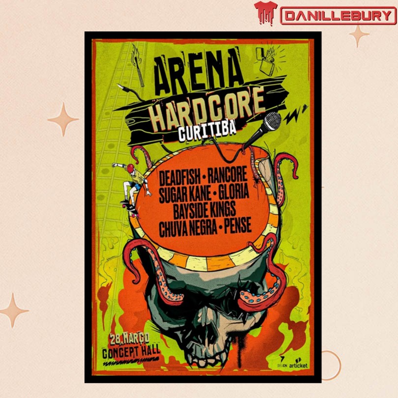 Arena Hardcore Curitiba Mar 28 2025 Event Poster