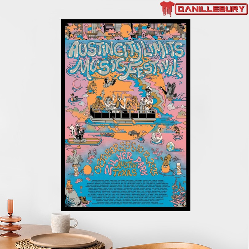 Austin City Limits Austin TX October 2025 Poster - Image 2