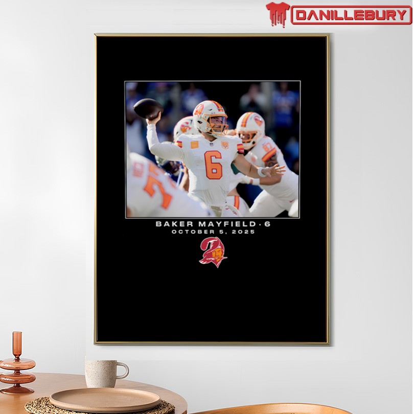 Baker Mayfield Tampa Bay Buccaneers Merch 2025 - Image 4