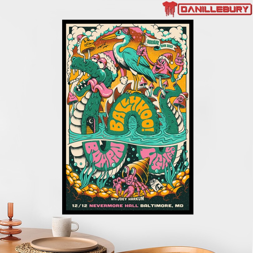 Ballyhoo Dec 12 2025 Nevermore Hall Baltimore MD Poster - Image 2