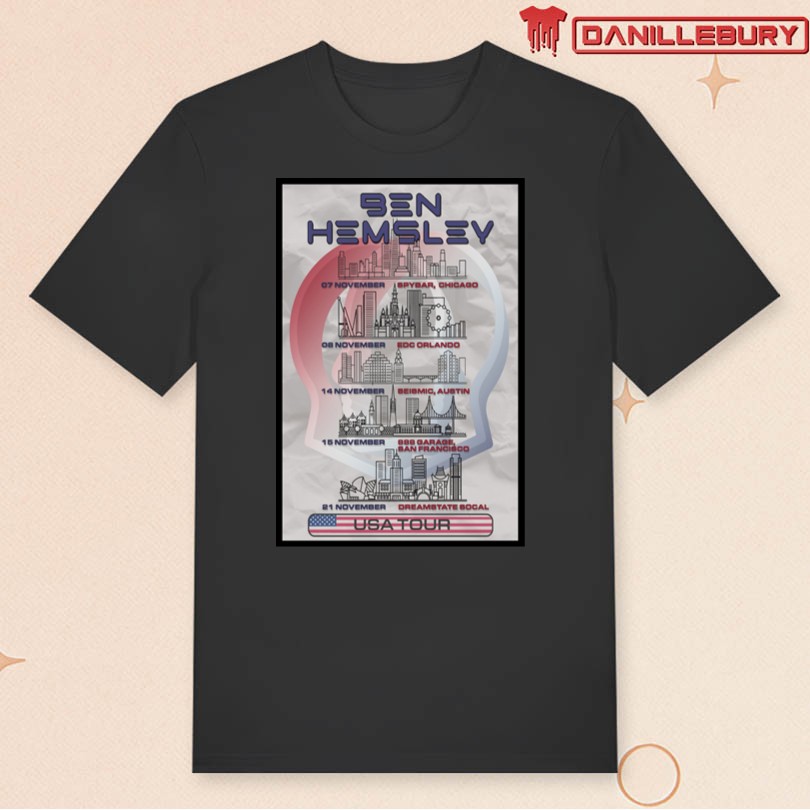 Ben Hemsley Live USA 2025 Poster - Image 3