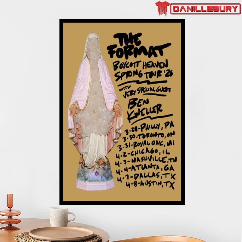 Ben Kweller 2026 Spring Tour Dates The Format Poster - Image 2