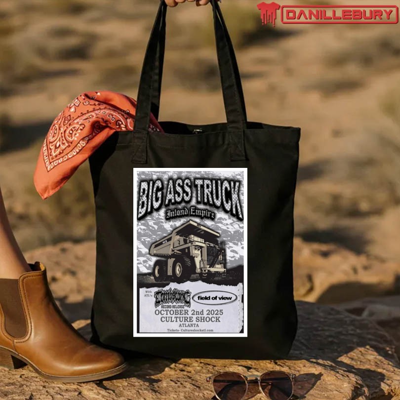 Big Ass Truck October 2nd 2025 Culture Shock Atlanta Poster - Image 4