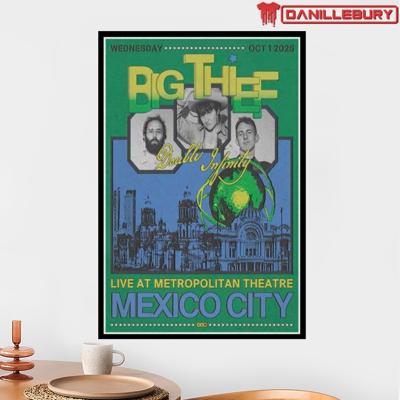 Big Thief Mexico City 10 01 2025 Event Poster - Image 2