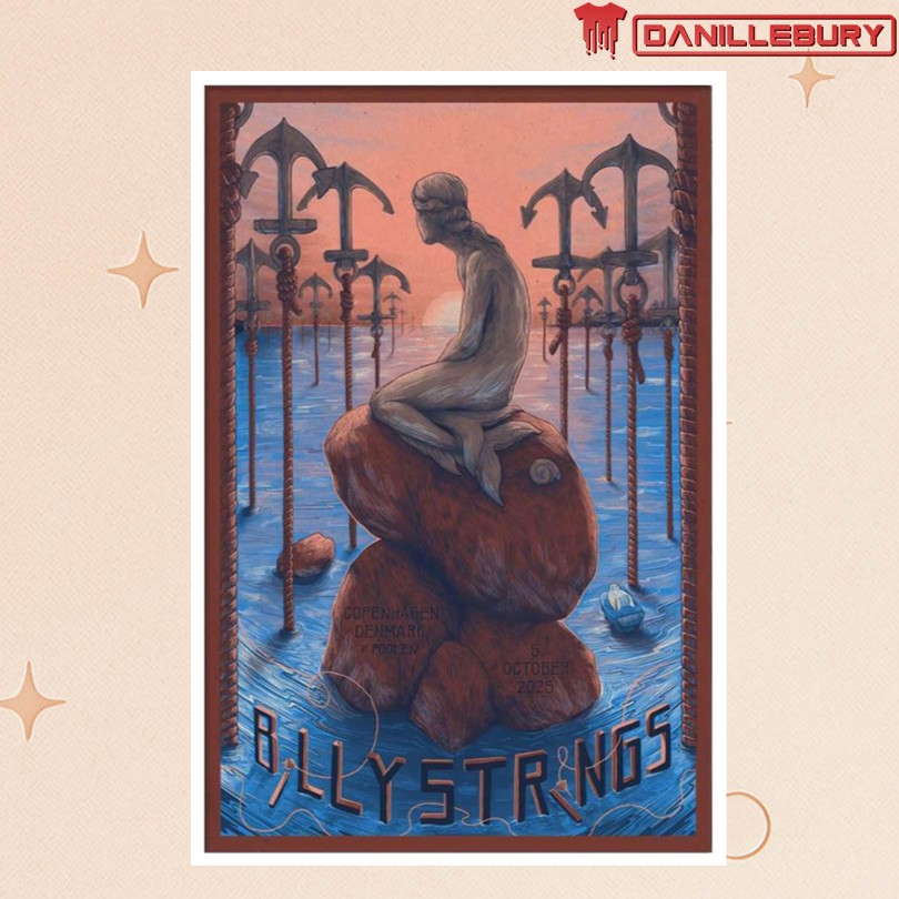 Billy Strings October 5 2025 Poolen Copenhagen Denmark Poster