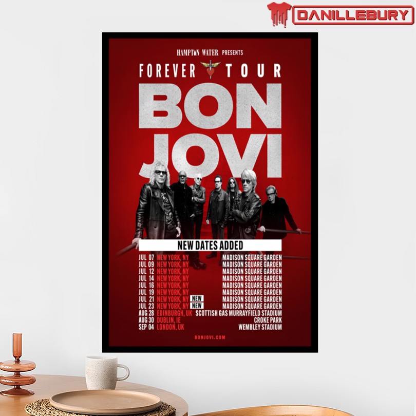 Bon Jovi Forever 2026 Show Poster - Image 2