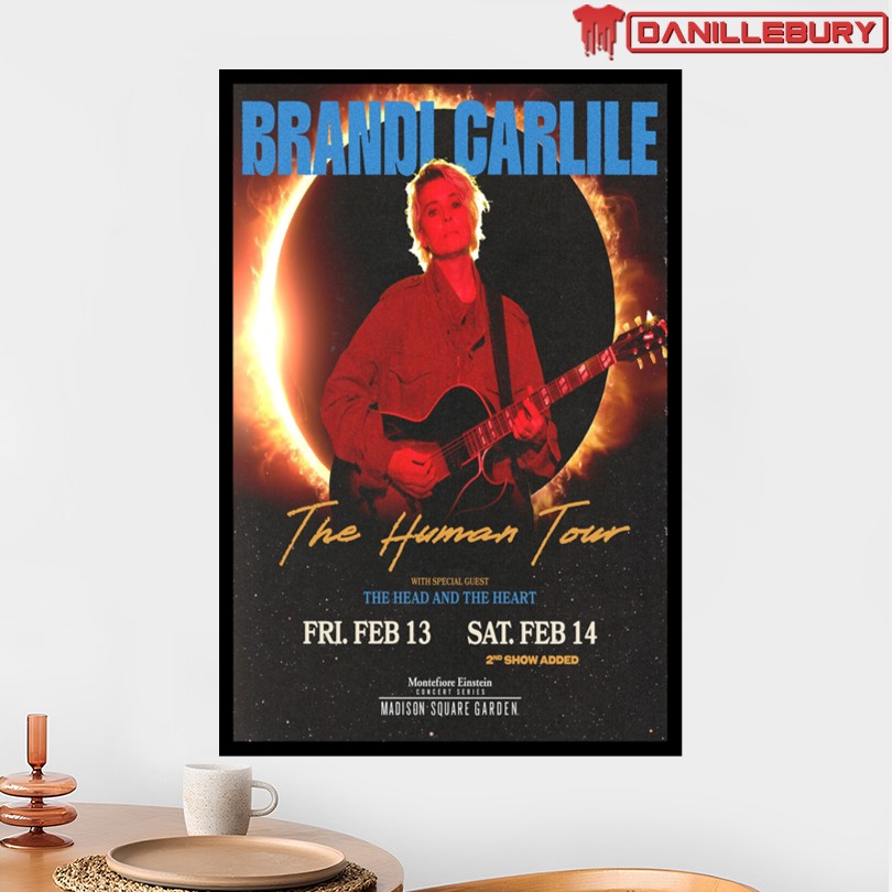 Brandi Carlile Feb 13 & 14 2026 The Human Tour Madison Square Garden NYC Poster - Image 2