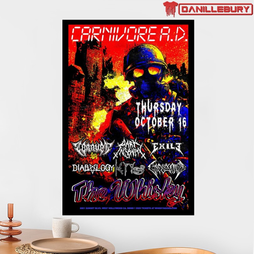 Carnivore A.D. West Hollywood October 16 2025 Poster - Image 2