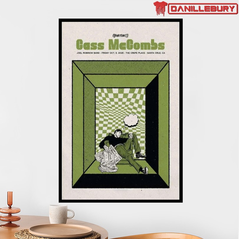 Cass McCombs Oct 3 2025 Santa Cruz CA Poster - Image 2