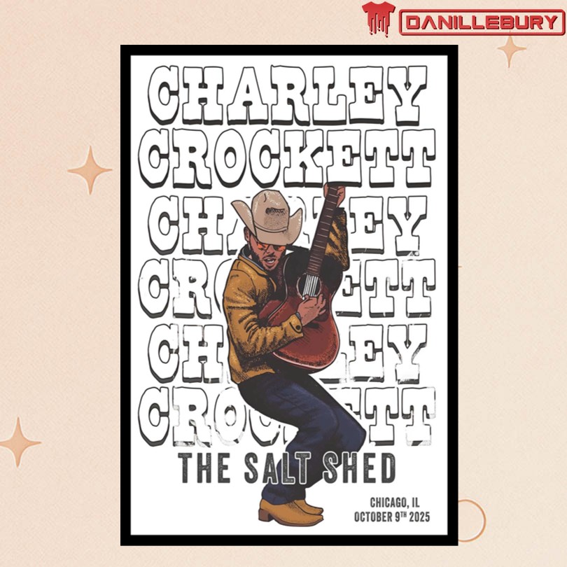 Charley Crockett The Salt Shed Oct 9 2025 Poster