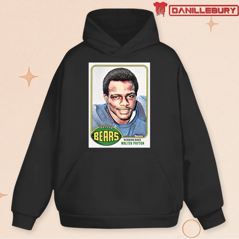 Chicago Bears Walter Payton Trading Card shirt - Image 2