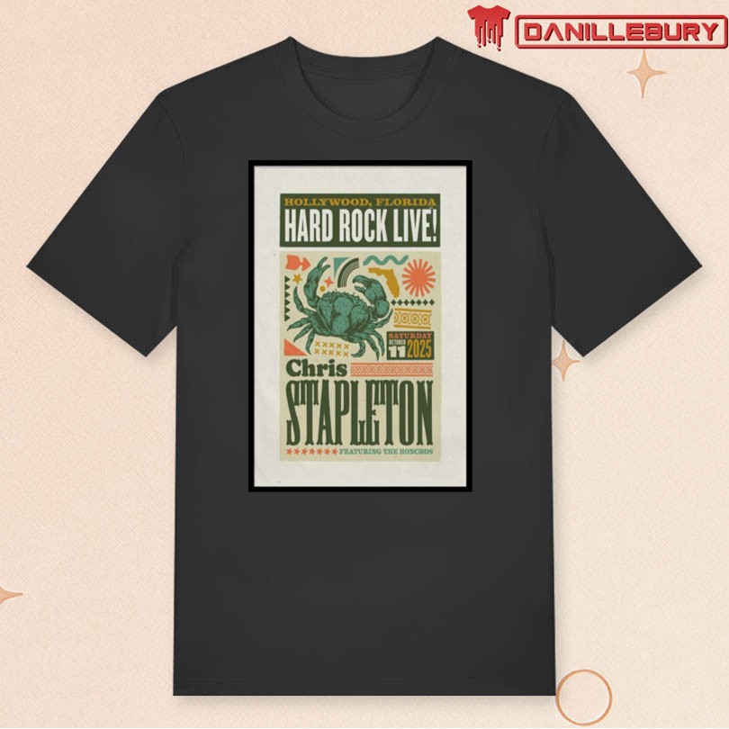 Chris Stapleton Oct 11 2025 Hollywood Florida Event Poster - Image 3