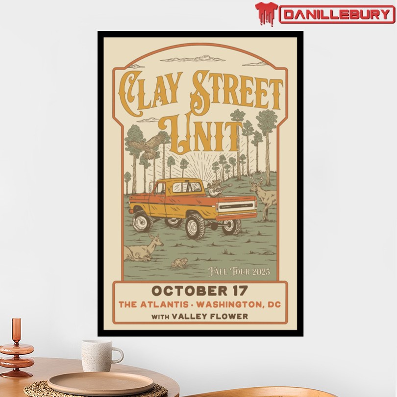 Clay Street Unit Fall Tour 2025 Poster - Image 2