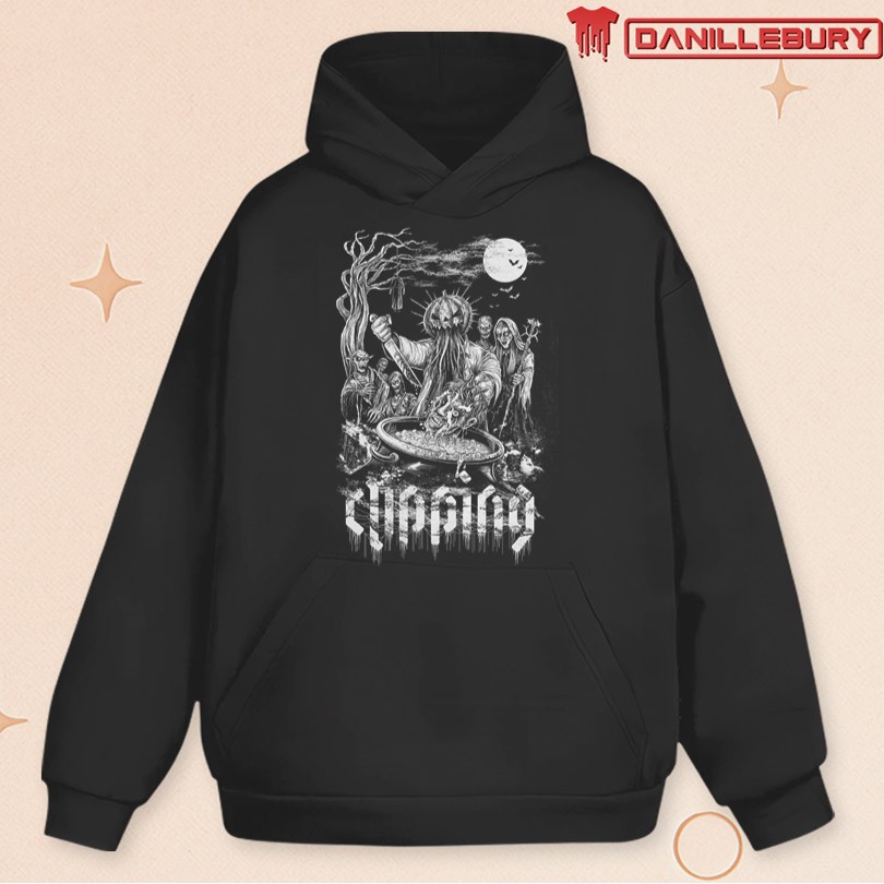Clipping Pumpkin Sacrifice Halloween Tee - Image 2