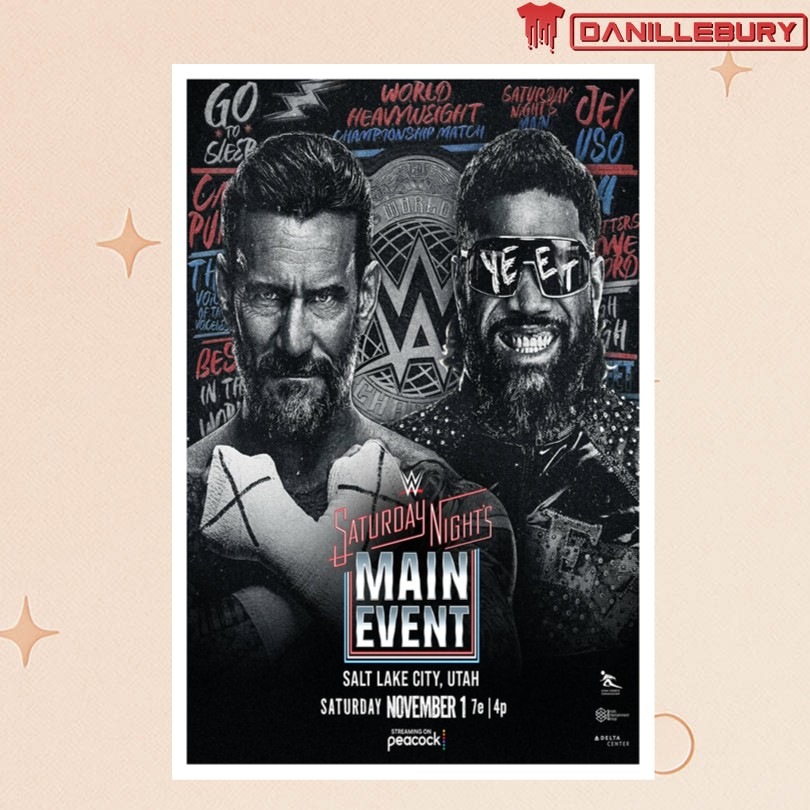 CM Punk And Jey Uso World Heavyweight Champion Nov 1 2025 Poster