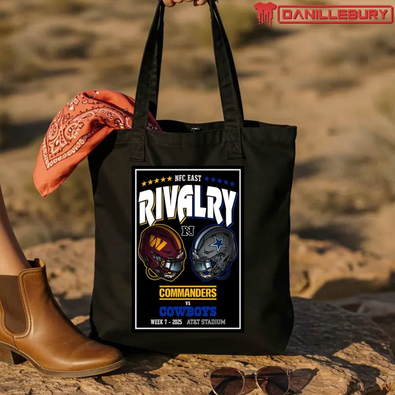 Commanders Vs Cowboys Football Rivalry 10 25 Poster - Image 4