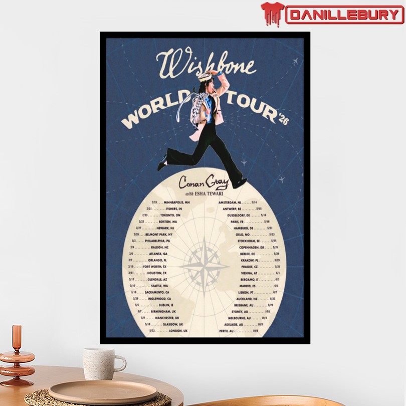 Conan Gray 2026 Wishbone Tour Event Poster - Image 2