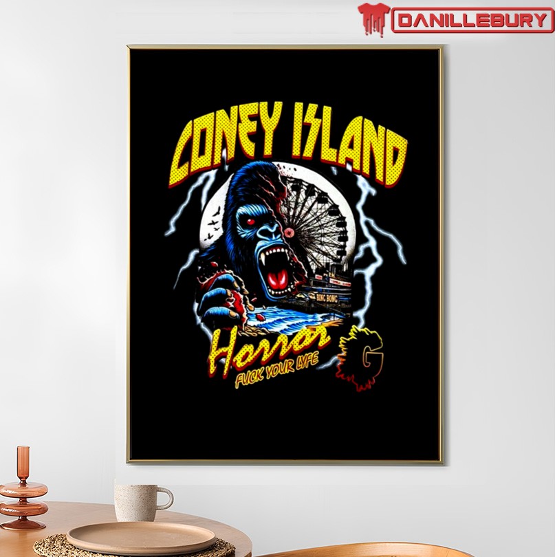 Coney Islan Horror Fuck Your Lyfe Shirt - Image 4