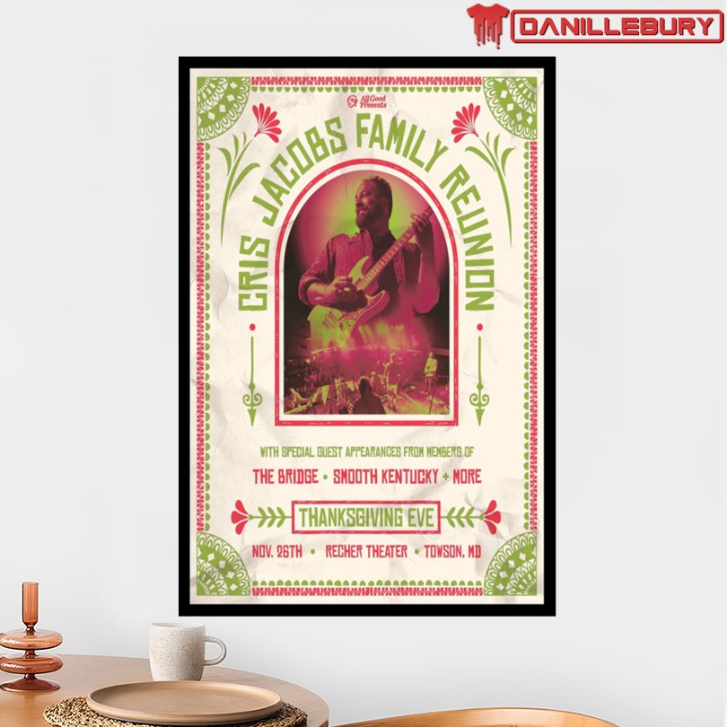 Cris Jacobs Nov 26th 2025 The Recher Theater Towson MD Poster - Image 2