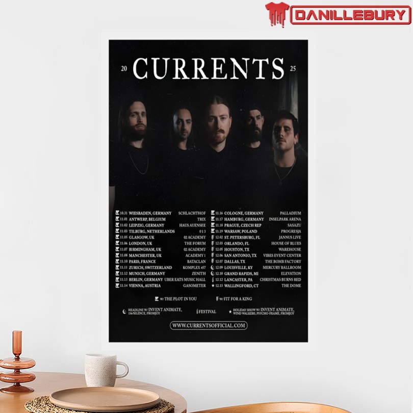 Currents 2025 Tour Dates Poster - Image 2