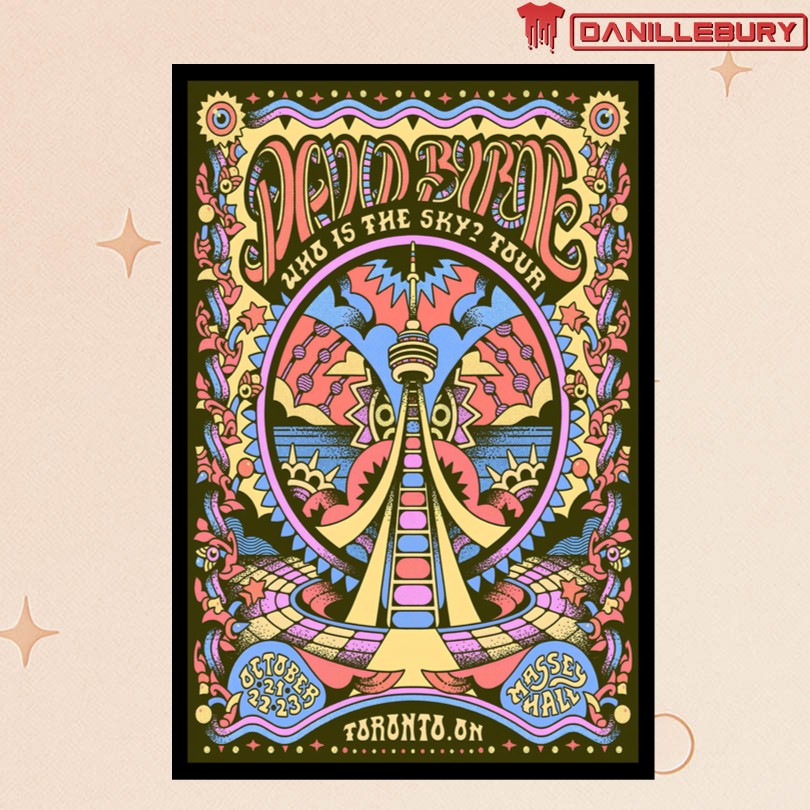 David Byrne Massey Hall October 21 22 23 2025 Poster
